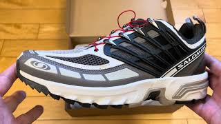 UNBOXING Salomon ACS PRO Peat Beluga Vintage Khaki  Best Looking Trail Runner lowheat [upl. by Nylanej]