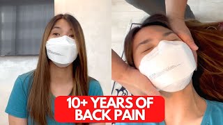 10 Years of Back Pain  Doc Kim Philippines Chiropractic adjustments [upl. by Haas671]