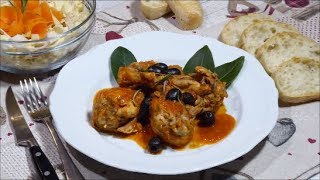 Pollo alla Cacciatora  Chicken Cacciatore  Thermomix TM31 [upl. by Nnayelsel]