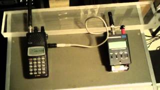 Reaction Tuning the Icom ICR10 with the Optoelectronics Scout Model 40 [upl. by Narmis308]