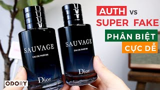 ✅ Cách phân biệt Dior Sauvage thật giả và SIÊU GIẢ [upl. by Leuas995]