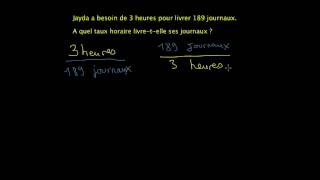 Calculer un taux horaire [upl. by Patt]