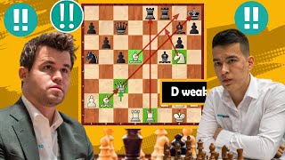 Master Chess Game  15 By Nodirbek Abdusattorov vs Magnus Carlsen [upl. by Nossah]