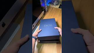 unboxing dior saddle bag from dhgate [upl. by Ezeerb]