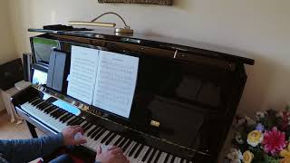 Sauter 122 piano  Saint Säens Allegro Appasionato cover [upl. by Assirod711]