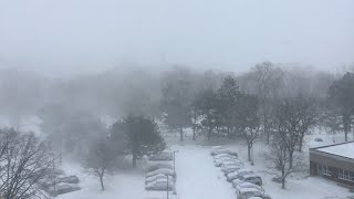 BLIZZARD Conditions Brantford Ontario Winter Storm December 23 2022 [upl. by Eugnimod]