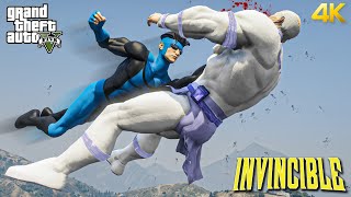 GTA 5  Invincible VS Conquest  Epic Viltrumites Battle [upl. by Ramalahs]