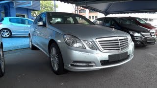 2011 MercedesBenz E 200 CGI StartUp and Full Vehicle Tour [upl. by Esidarap]