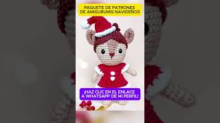 PAQUETE DE PATRONES AMIGURUMIS NAVIDEÑOS PASO A PASO  Como Tejer Amigurumis Paso A Paso En Español [upl. by Rodger382]