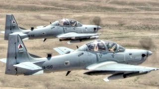 A29 Super Tucano Attack Aircraft In Action – Live Fire Training [upl. by Jakie811]