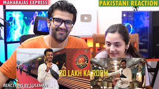 Pakistani Couple Reacts To Inside India’s Most Luxurious Train  ₹20lakh Ka Room  Maharajas Express [upl. by Allenad676]