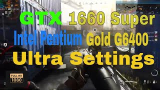 Intel Pentium G6400  GTX 1660 Super  Ultra Settings 10 Games Tested  Benchmark [upl. by Thornburg]