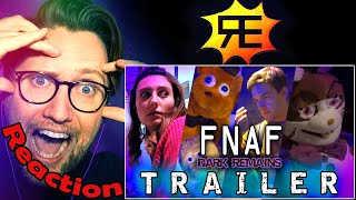 FNAF THE MUSICAL  Final Trailer Dark Remains REACTION  IM SOOO quotFREDDYquot [upl. by Aehs]