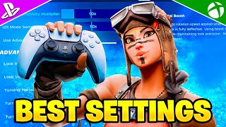 NEW Best Controller SETTINGS  Sensitivity for Console Players [upl. by Pirozzo]