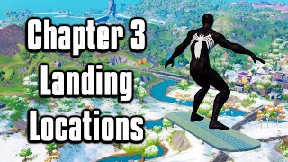 Top 7 Landing Spots For Arena  Cash Cups  Fortnite Chapter 3 [upl. by Leiru]