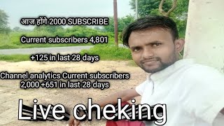 आज होंगे 1000 SUBSCRIBECurrent subscribers 4801125 in last 28 daysChannel alive🎯 [upl. by Einej]