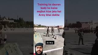 Army ka sharir kaise strong Kiya jata hai bhai dekhiae armyexercise 🪖🪖 [upl. by Aikmat]