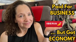 My ENTIRE Experience With Iberia  Surprise Downgrade  Economy Flight Review 9 Hours on A330200 [upl. by Amaleta]