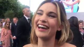 Mamma Mia 2s Lily James was nervous to sing in front of ABBAs Björn Ulvaeus and Benny Andersson [upl. by Nohsreg]