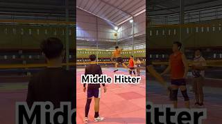 Middle hitter so heavy ball volleyball [upl. by Scarrow]