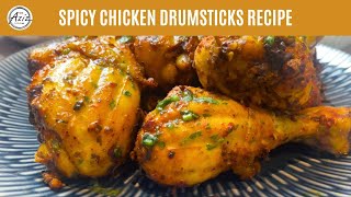 Spicy Chicken Drumsticks • Oven Baked Chicken • Chicken Drumsticks In Oven • Baked Chicken Drumstick [upl. by Lairret]