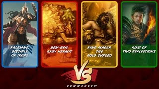 Commander VS S4E8 Kalemne vs BenBen vs King Macar vs Riku MtG Multiplayer [upl. by Anoy]