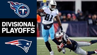 Titans vs Patriots  NFL Divisional Round Game Highlights [upl. by Nylecoj]