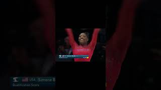 Simone Biles YURCHENKO DOUBLE PIKE “The Biles II”World Championships Antwerp 2023 [upl. by Bonns]