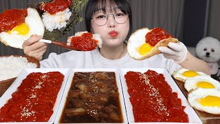 밥도둑 순살양념게장 간장게장 먹방🦀🍚RAW MARINATED CRAB MUKBANG ASMR [upl. by Sarette]