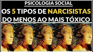 OS 5 TIPOS DE NARCISISTAS  PSICOLOGIA SOCIAL [upl. by Seravart]