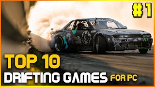 Top 10 Drifting Games for PC [upl. by Meean]