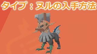 【ポケモン剣盾】タイプ：ヌルの入手方法！ [upl. by Lowson]