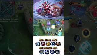 2x MANIAC Miya Gameplay  Miya Best Build 2024  MLBB miya shorts mlbb mobilelegends [upl. by Leirbaj]