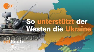 UkraineGipfel in Ramstein Lambrecht und Austin zu Militärhilfe amp GepardPanzern  ZDFheute live [upl. by Faruq]