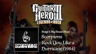 Guitar Hero III Rock You Like a Hurricane letra en español  Scorpions [upl. by Atikan50]