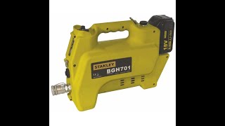 STANLEY BGH700  700 bar AkkuHydraulikpumpe mit DEWALT Wechselakku 18 Volt [upl. by Proctor]