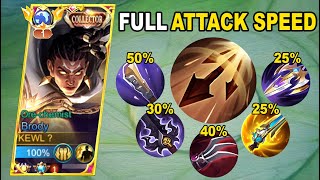 NEW META BRODY FULL ATTACK SPEED BUILD😱 ATK SPEED HACK  BRODY BEST BUILD 2024  MOBILE LEGENDS [upl. by Wasson]