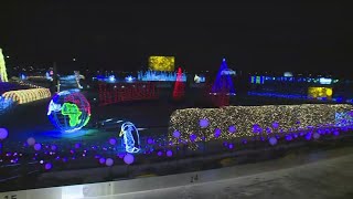 Glow Holiday Festival is ready to flip on the lights at CHS Field in St Paul [upl. by Goldman270]