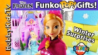 Frozen Funko Pop SURPRISE Gifts Zaini Eggs HobbyKidsTV [upl. by Marcellina335]