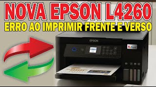 L4260 erro ao imprimir FRENTE e VERSO [upl. by Layton530]