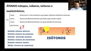 Isótopos isóbaros isótonos e isoelectrónicos [upl. by Tare]