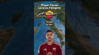 Career Lorenzo Pellegrini italy football shortvideo short youtubeshorts asroma [upl. by Burgess]