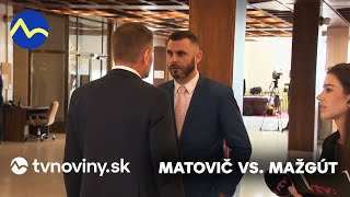 Matovič vracia úder  konflikt s poslancom Mažgútom  tvnovinysk [upl. by Alan405]