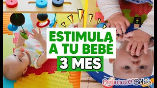 ✨🎶 Ejercicios para ESTIMULAR a BEBÉS de 3 Meses [upl. by Celine448]