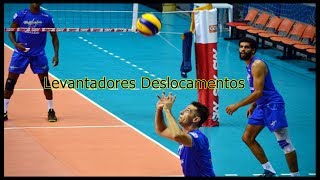 VOLEIBOL DESLOCAMENTOS DO LEVANTADOR [upl. by Helgeson160]