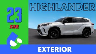 2023 Highlander XSE Exterior Review by Toyota [upl. by Puklich]