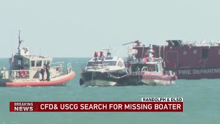 CFD and USCG search for missing boater [upl. by Airolg988]