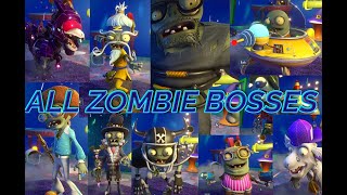 Plants vs Zombies Garden Warfare 2 All Zombie Bosses  Pflanzen gegen Zombies Garden Warfare 2 Link [upl. by Brear]