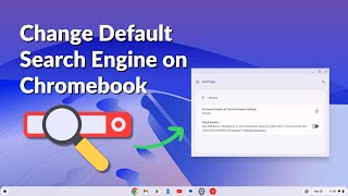 How to Change Default Search Engine on Chromebook [upl. by Huntley120]