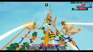 Going Across the WHOLE MAP in Bedwars 30V30 [upl. by Candless433]